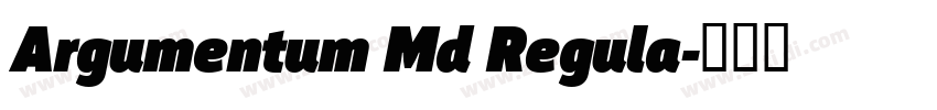 Argumentum Md Regula字体转换